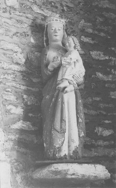 statue dite Notre-Dame-de-Bon-Secours : Vierge à l'enfant, vue générale