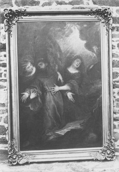 tableau : saint François recevant les stigmates, vue générale