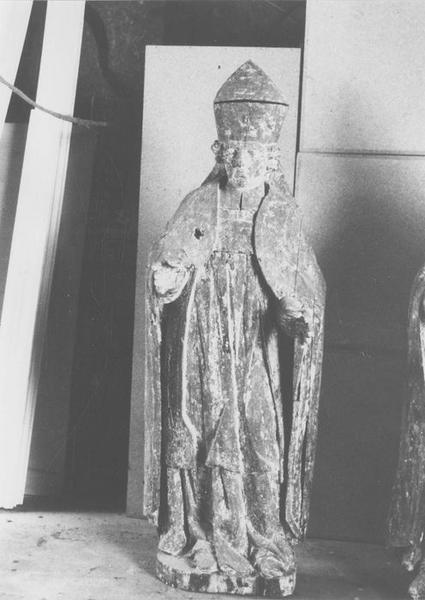 statue : saint Lunaire, vue générale