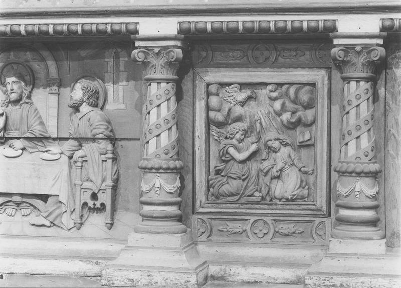 retable du maître-autel, détail du tabernacle - © Ministère de la Culture (France), Médiathèque du patrimoine et de la photographie (objets mobiliers), tous droits réservés