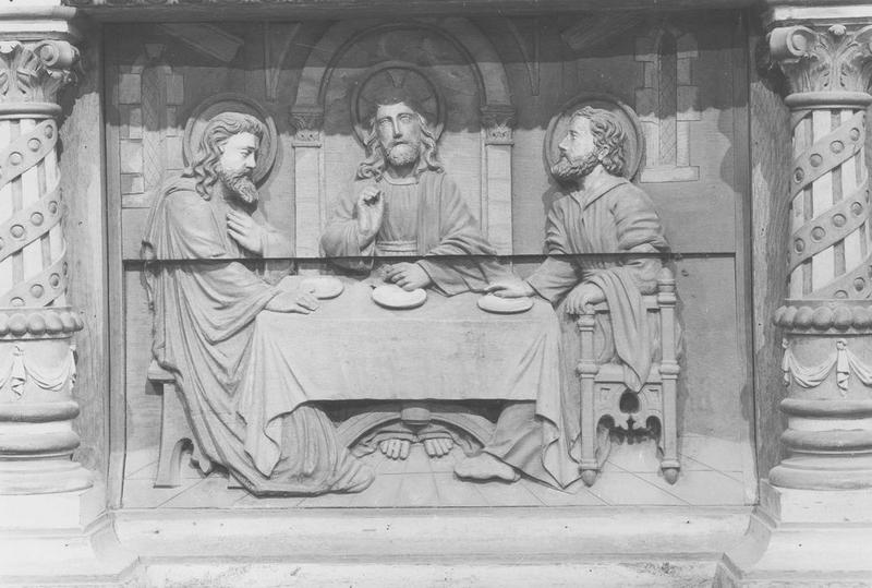 retable du maître-autel, détail du tabernacle
