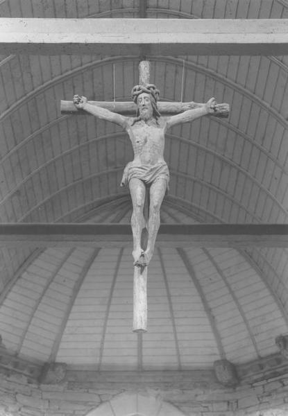 croix (crucifix) : Christ en croix, vue générale - © Ministère de la Culture (France), Médiathèque du patrimoine et de la photographie (objets mobiliers), tous droits réservés