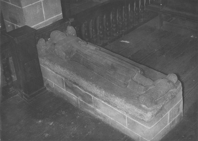 statue (statue funéraire) : saint Jorand, vue générale