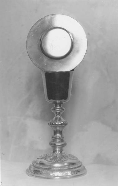 calice, patène, vue générale