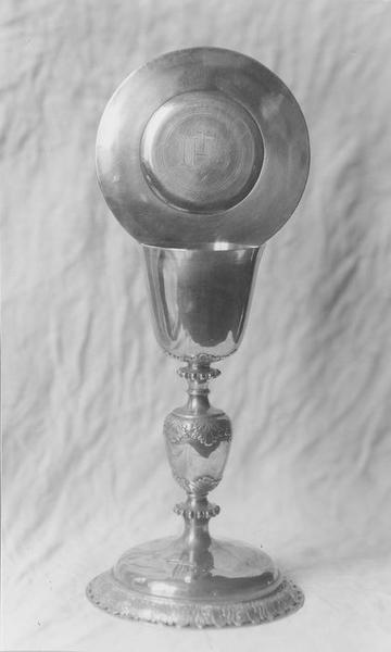 calice, patène, vue générale