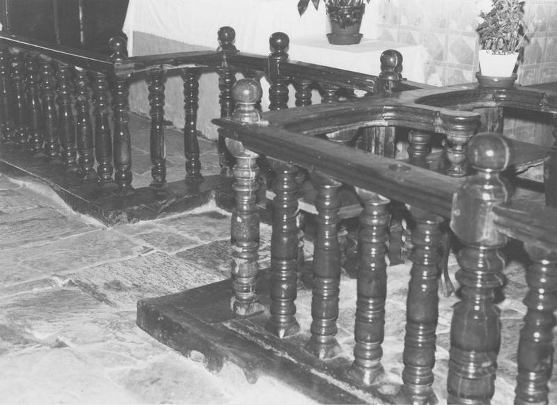 clôture de choeur, banc d'oeuvre, vue partielle - © Ministère de la Culture (France), Médiathèque du patrimoine et de la photographie (objets mobiliers), tous droits réservés