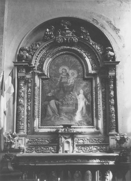 autel, retable du rosaire, vue générale - © Ministère de la Culture (France), Médiathèque du patrimoine et de la photographie (objets mobiliers), tous droits réservés