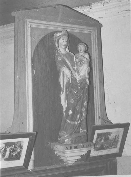 statue dite Notre-Dame-de-Bulat : Vierge à l'enfant, vue générale - © Ministère de la Culture (France), Médiathèque du patrimoine et de la photographie (objets mobiliers), tous droits réservés