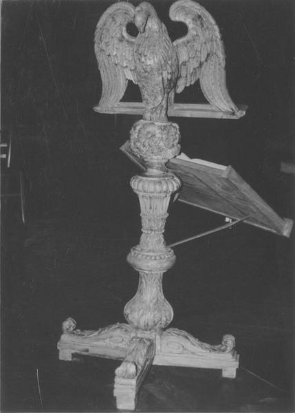 lutrin (aigle-lutrin), vue générale - © Ministère de la Culture (France), Médiathèque du patrimoine et de la photographie (objets mobiliers), tous droits réservés