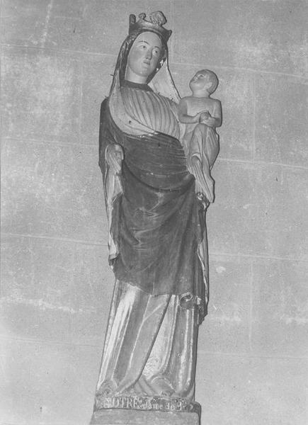 statue dite Notre-Dame-de-Bon-Voyage : Vierge à l'enfant, vue générale
