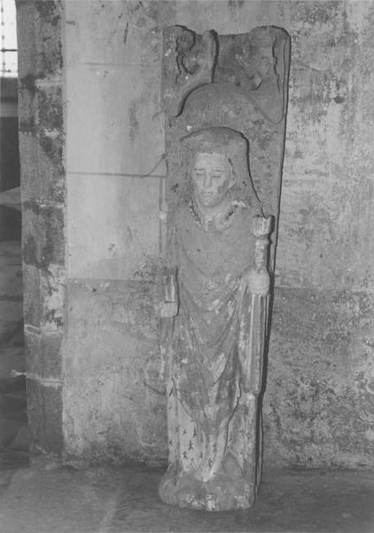 statue, dais de procession : saint Colomban, vue générale - © Ministère de la Culture (France), Médiathèque du patrimoine et de la photographie (objets mobiliers), tous droits réservés