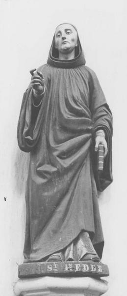 statue : saint Hedde, vue générale - © Ministère de la Culture (France), Médiathèque du patrimoine et de la photographie (objets mobiliers), tous droits réservés