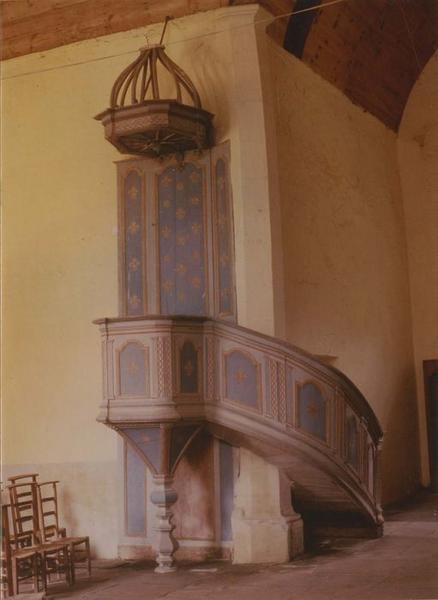 chaire à prêcher, vue générale - © Ministère de la Culture (France), Médiathèque du patrimoine et de la photographie (objets mobiliers), tous droits réservés