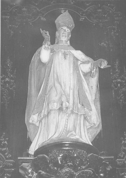 statue : saint François-de-Sales, vue générale - © Ministère de la Culture (France), Médiathèque du patrimoine et de la photographie (objets mobiliers), tous droits réservés