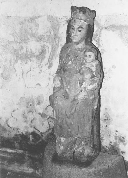 statue dite Notre-Dame-des-Champs : Vierge à l'enfant, vue générale