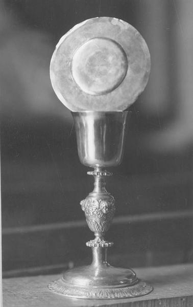 calice, patène, vue générale