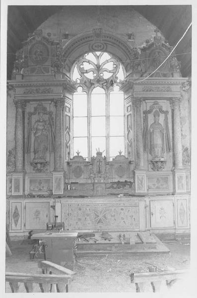 retable du maître-autel, vue générale - © Ministère de la Culture (France), Médiathèque du patrimoine et de la photographie (objets mobiliers), tous droits réservés