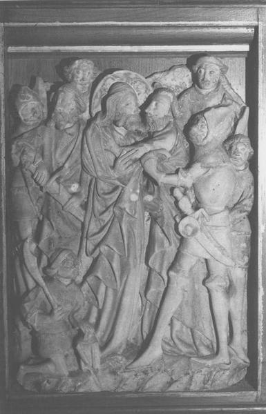 Bas-relief : le Baiser de Judas