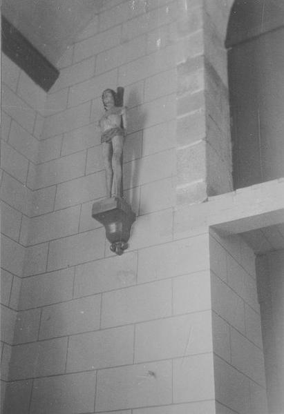 statue : saint Sébastien, vue générale