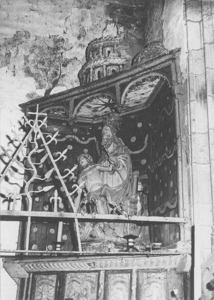 groupe sculpté : Trinité (la), vue générale