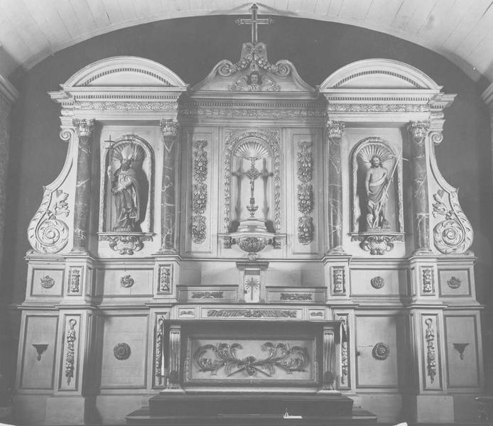 retable du maître-autel, vue générale