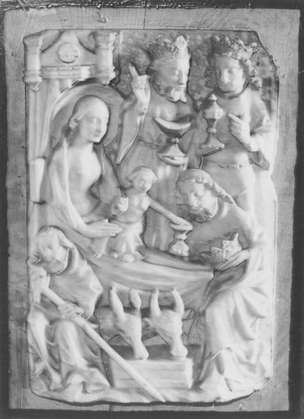 bas-relief : adoration des mages (l'), vue générale