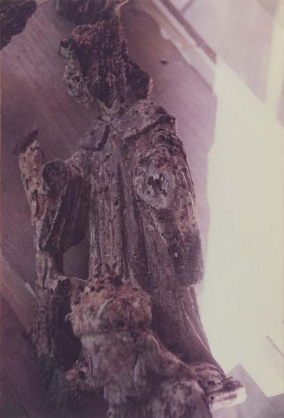 statues, niche : Arbre de Jessé, Vierge à l'Enfant, détail