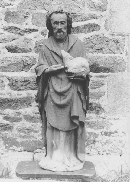 statue : saint jean-Baptiste, vue générale - © Ministère de la Culture (France), Médiathèque du patrimoine et de la photographie (objets mobiliers), tous droits réservés