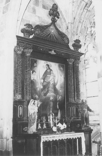 retable, tableau du Voeu de Louis XIII, vue générale