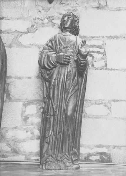 statue : saint Jean l'Evangéliste, vue générale