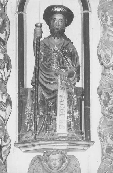 statue : saint Jacques, vue générale - © Ministère de la Culture (France), Médiathèque du patrimoine et de la photographie (objets mobiliers), tous droits réservés