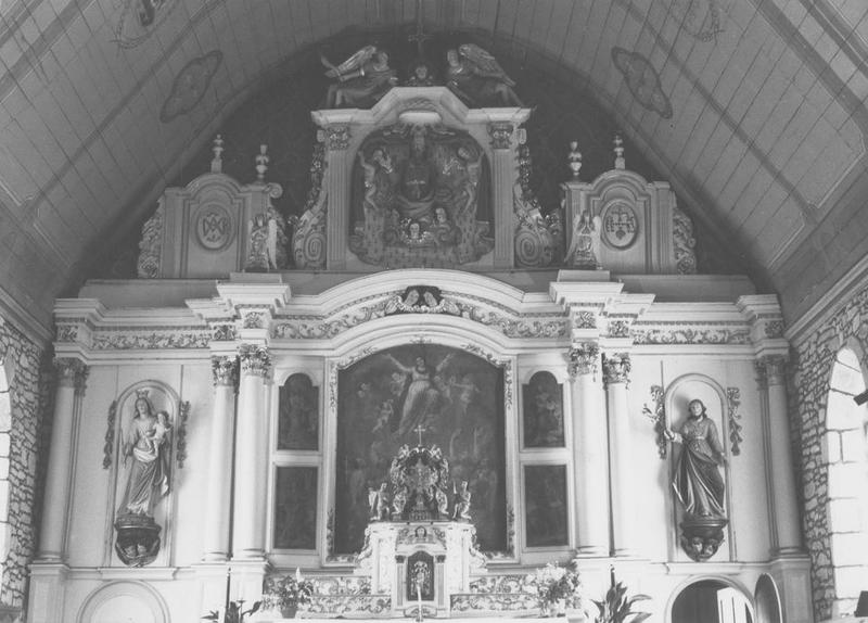 retable, tableau du maître-autel : Assomption (l'), vue générale - © Ministère de la Culture (France), Médiathèque du patrimoine et de la photographie (objets mobiliers), tous droits réservés
