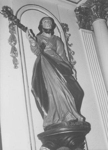 statue : saint Joseph, vue générale - © Ministère de la Culture (France), Médiathèque du patrimoine et de la photographie (objets mobiliers), tous droits réservés