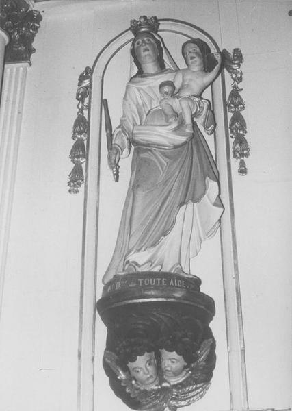 statue dite Notre-Dame-de-Toute-Aide : Vierge à l'enfant, vue générale - © Ministère de la Culture (France), Médiathèque du patrimoine et de la photographie (objets mobiliers), tous droits réservés