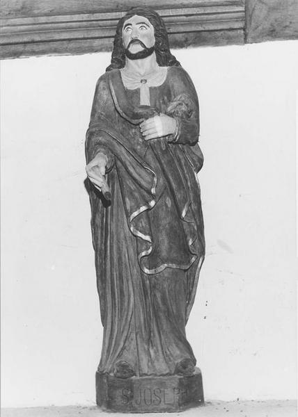 statue : saint Joseph, vue générale