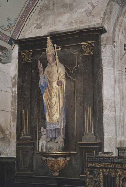 Statue : saint Roch, vue générale