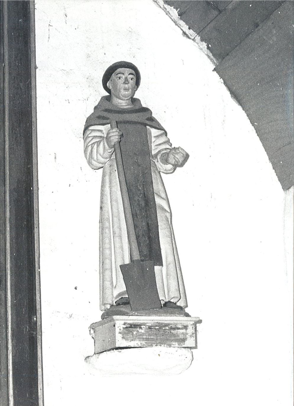 statue : Saint Fiacre, vue générale - © Ministère de la Culture (France), Médiathèque du patrimoine et de la photographie, diffusion RMN-GP