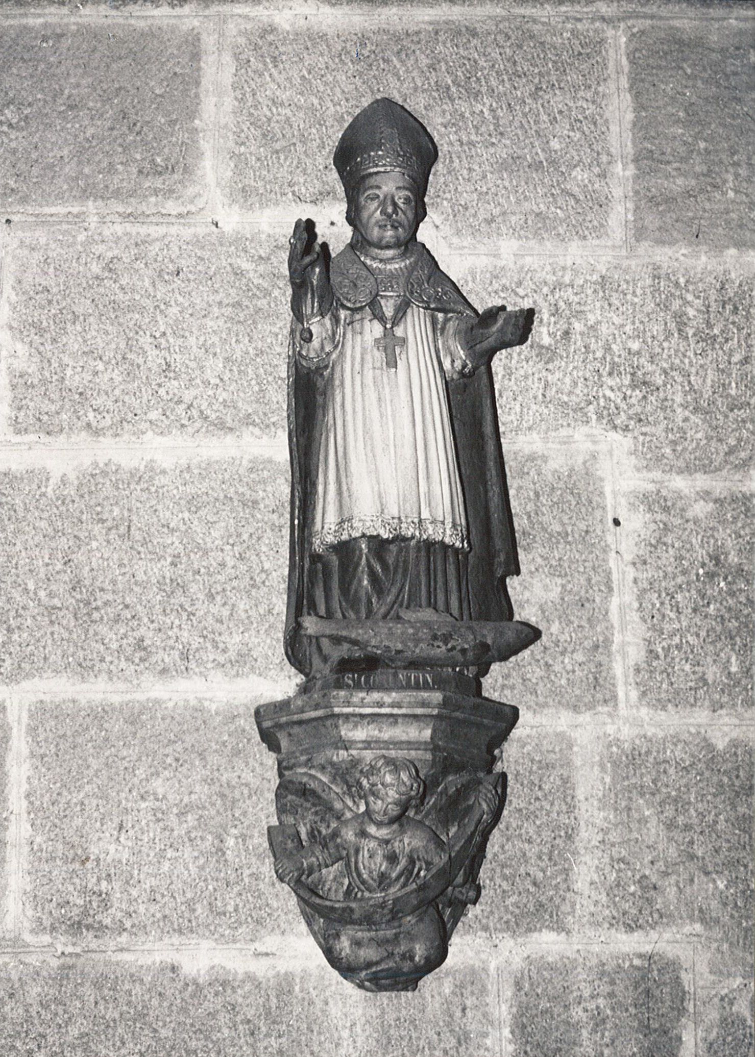 statue : Saint Corentin, vue générale - © Ministère de la Culture (France), Médiathèque du patrimoine et de la photographie, diffusion RMN-GP