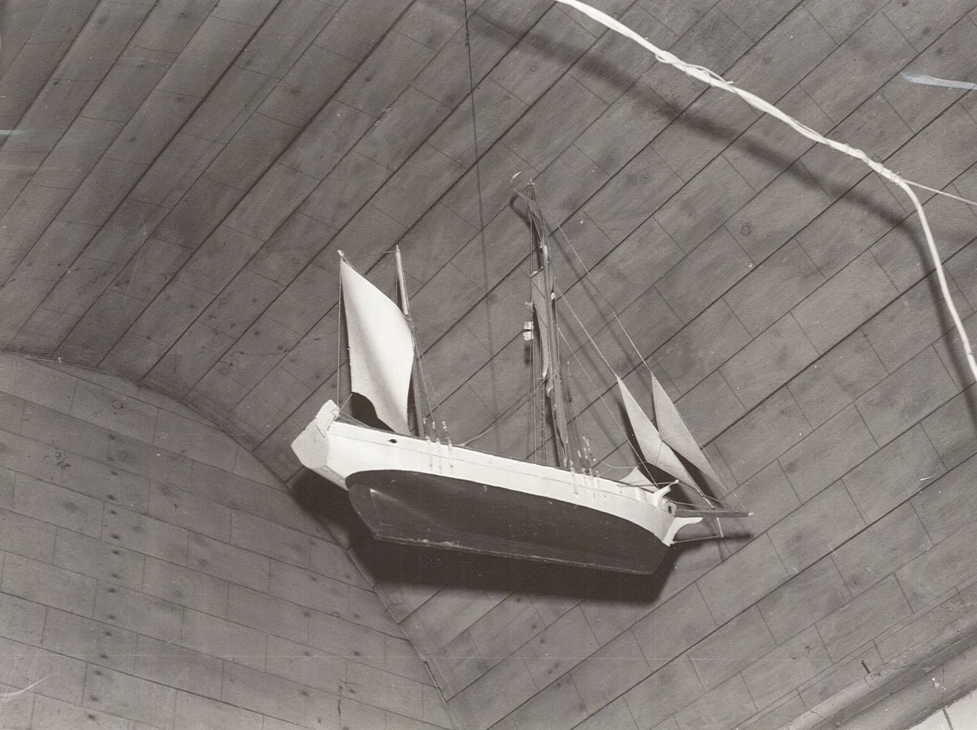 maquette ex-voto de yawl, vue générale