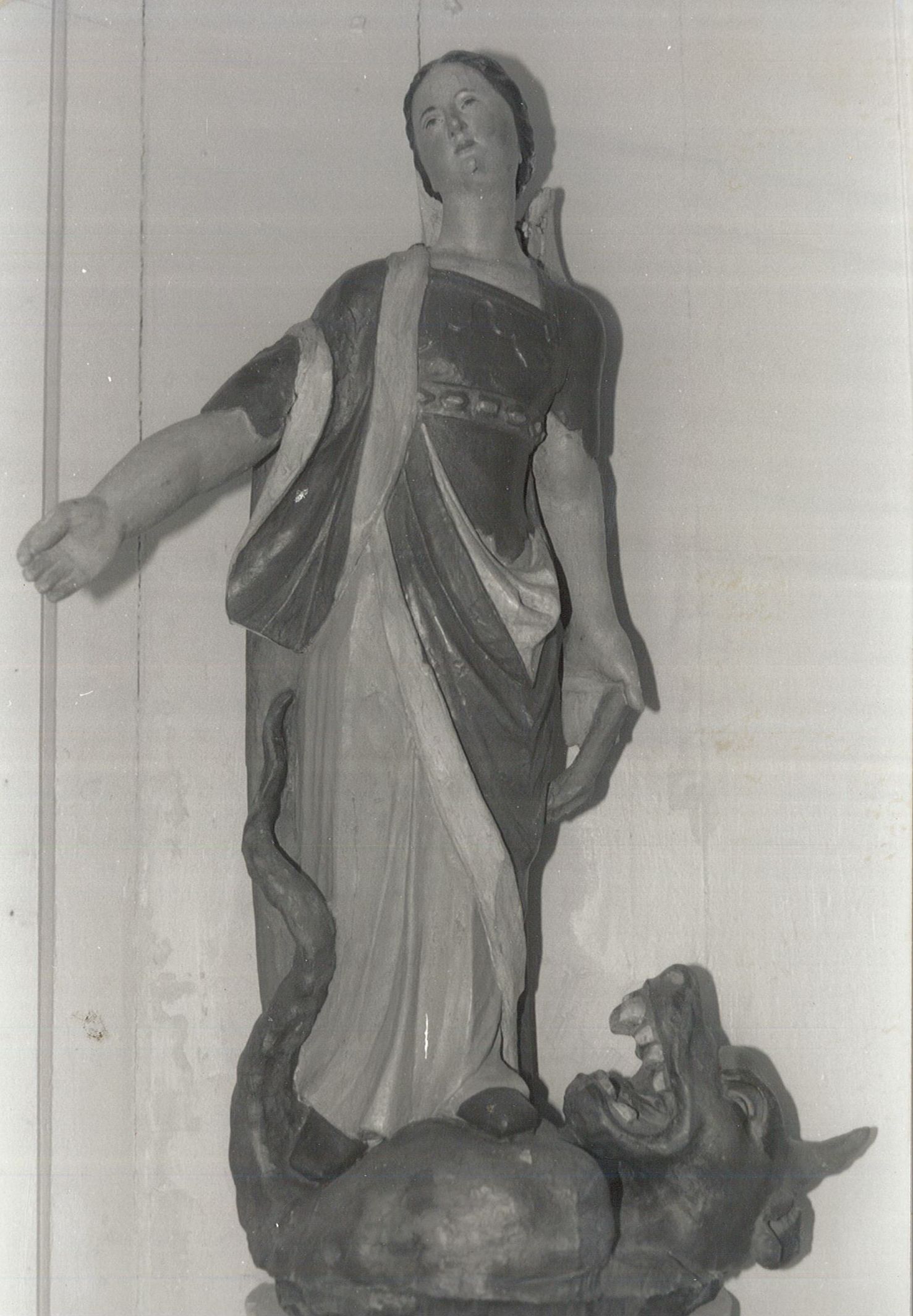 statue : Sainte Marguerite, vue générale - © Ministère de la Culture (France), Médiathèque du patrimoine et de la photographie, diffusion RMN-GP
