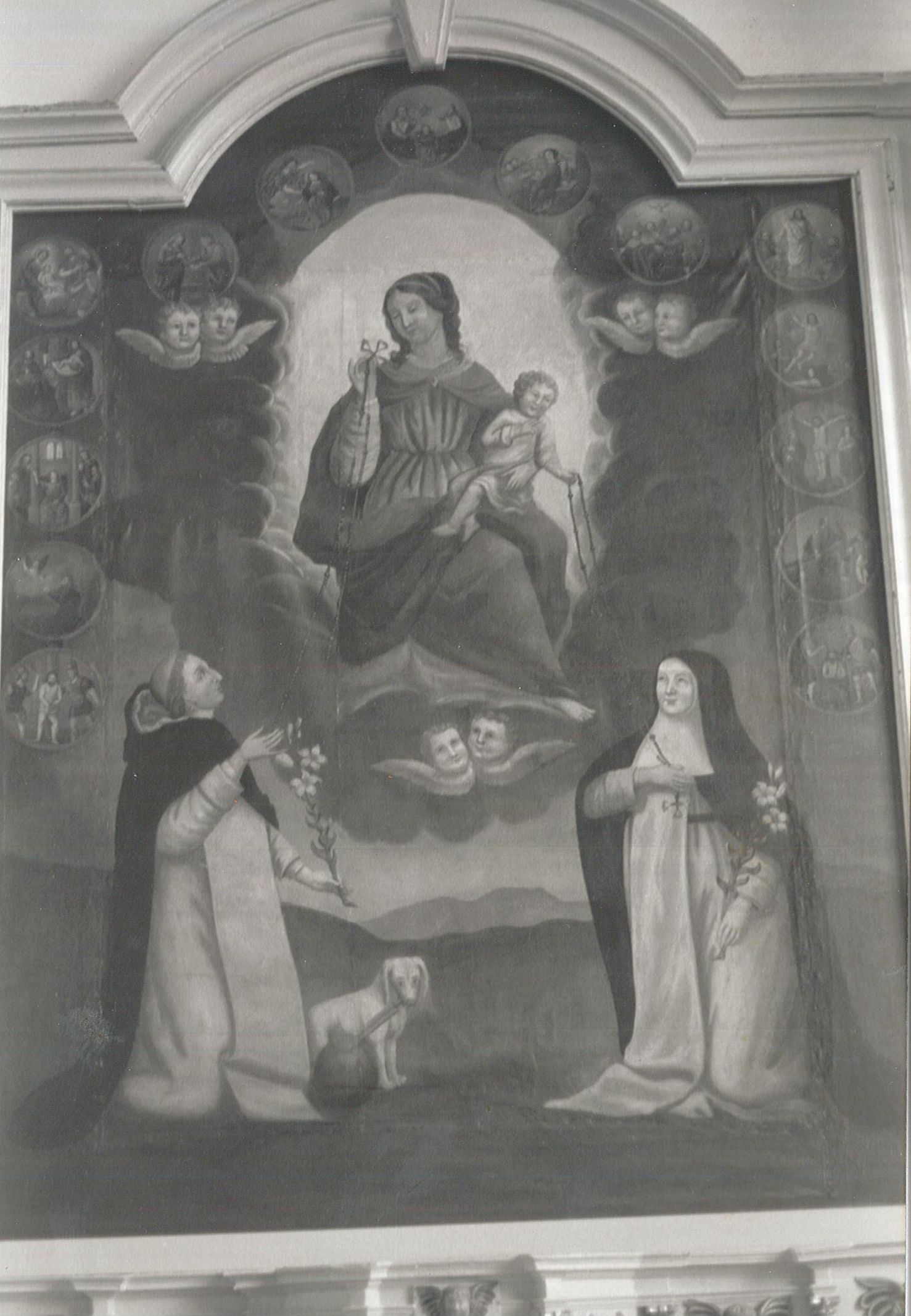 retable latéral sud et son tableau : Donation du Rosaire, vue générale - © Ministère de la Culture (France), Médiathèque du patrimoine et de la photographie, diffusion RMN-GP
