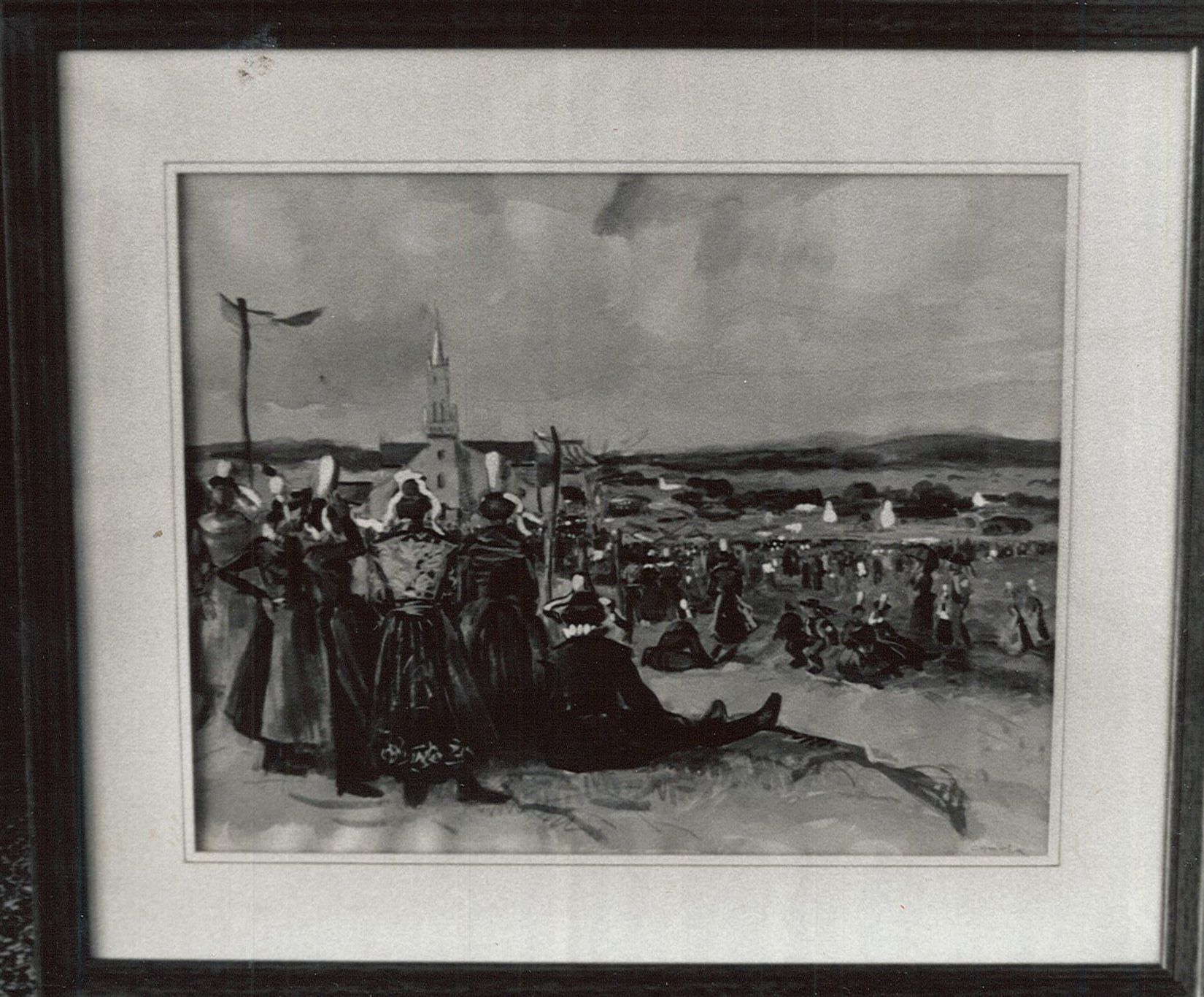 tableau : Pardon de Notre-Dame du Folgoët, vue générale - © Ministère de la Culture (France), Médiathèque du patrimoine et de la photographie, diffusion RMN-GP