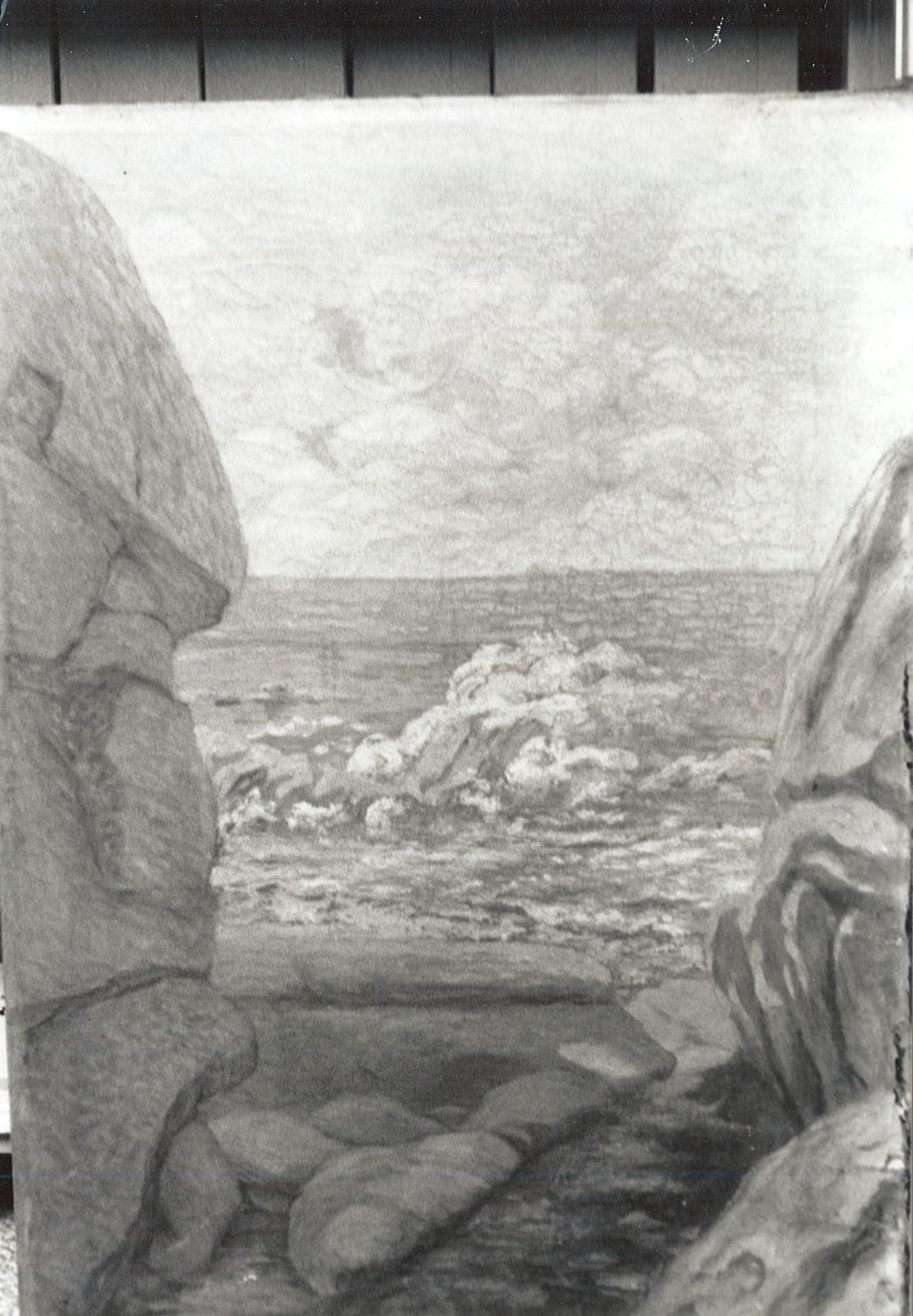 tableau : Vue de la côte Beg Roan ou Pors ar Stren n°2, vue générale - © Ministère de la Culture (France), Médiathèque du patrimoine et de la photographie, diffusion RMN-GP