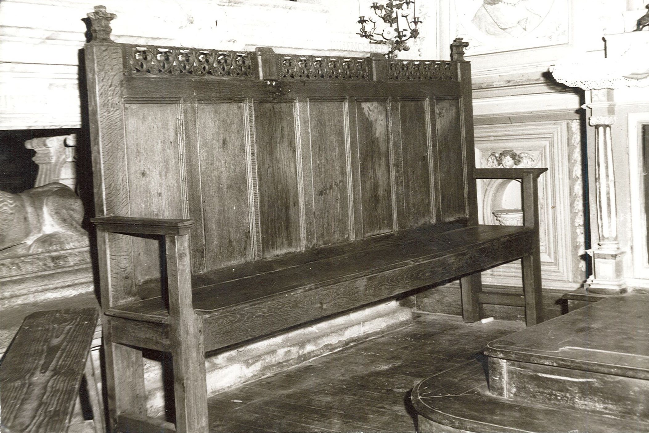 Banc de choeur