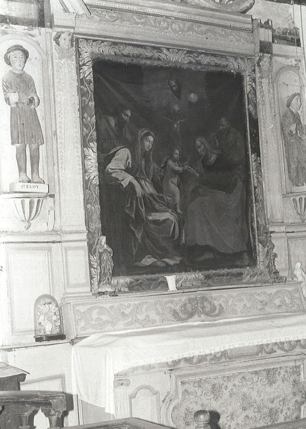 retable latéral sud et son tableau : Sainte Parenté, vue générale - © Ministère de la Culture (France), Médiathèque du patrimoine et de la photographie, diffusion RMN-GP