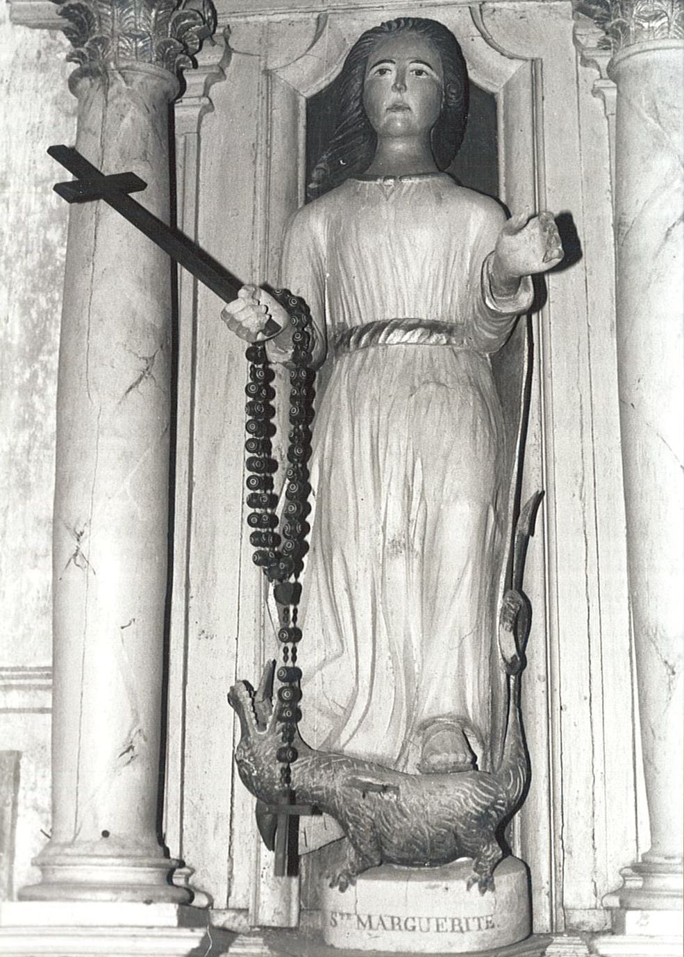 statue : Sainte Marguerite, vue générale - © Ministère de la Culture (France), Médiathèque du patrimoine et de la photographie, diffusion RMN-GP