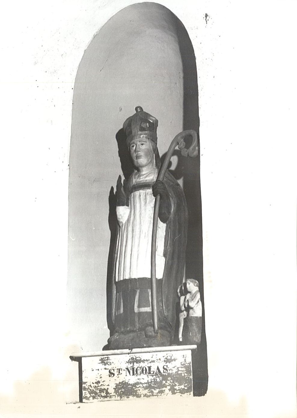 statue : Saint Nicolas, vue générale - © Ministère de la Culture (France), Médiathèque du patrimoine et de la photographie, diffusion RMN-GP