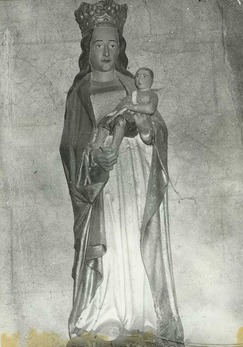 statue : Vierge à l'Enfant, vue générale