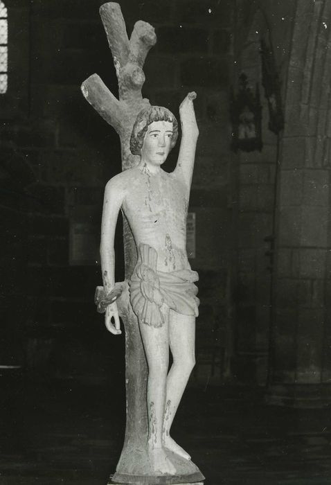 statue : Saint Sébastien, vue générale