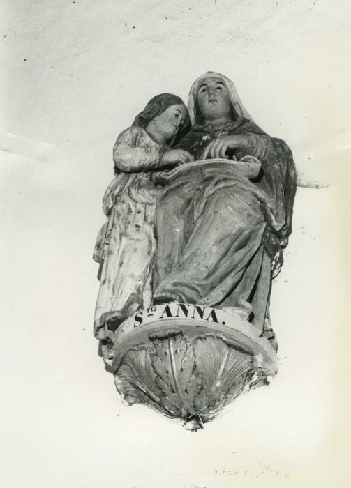 Groupe sculpté : Sainte Anne et la Vierge